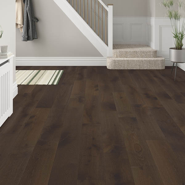 Home Choice Engineered European Rustic Oak Flooring 14mm x 190mm Truffle Matt Lacquered